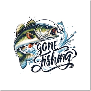 Gone Fishing Funny Quote Hilarious Sayings Humor Posters and Art